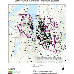 Dot Map of Petition Signers Nov 2014