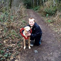 Support also comes from kids and their four-legged pals
